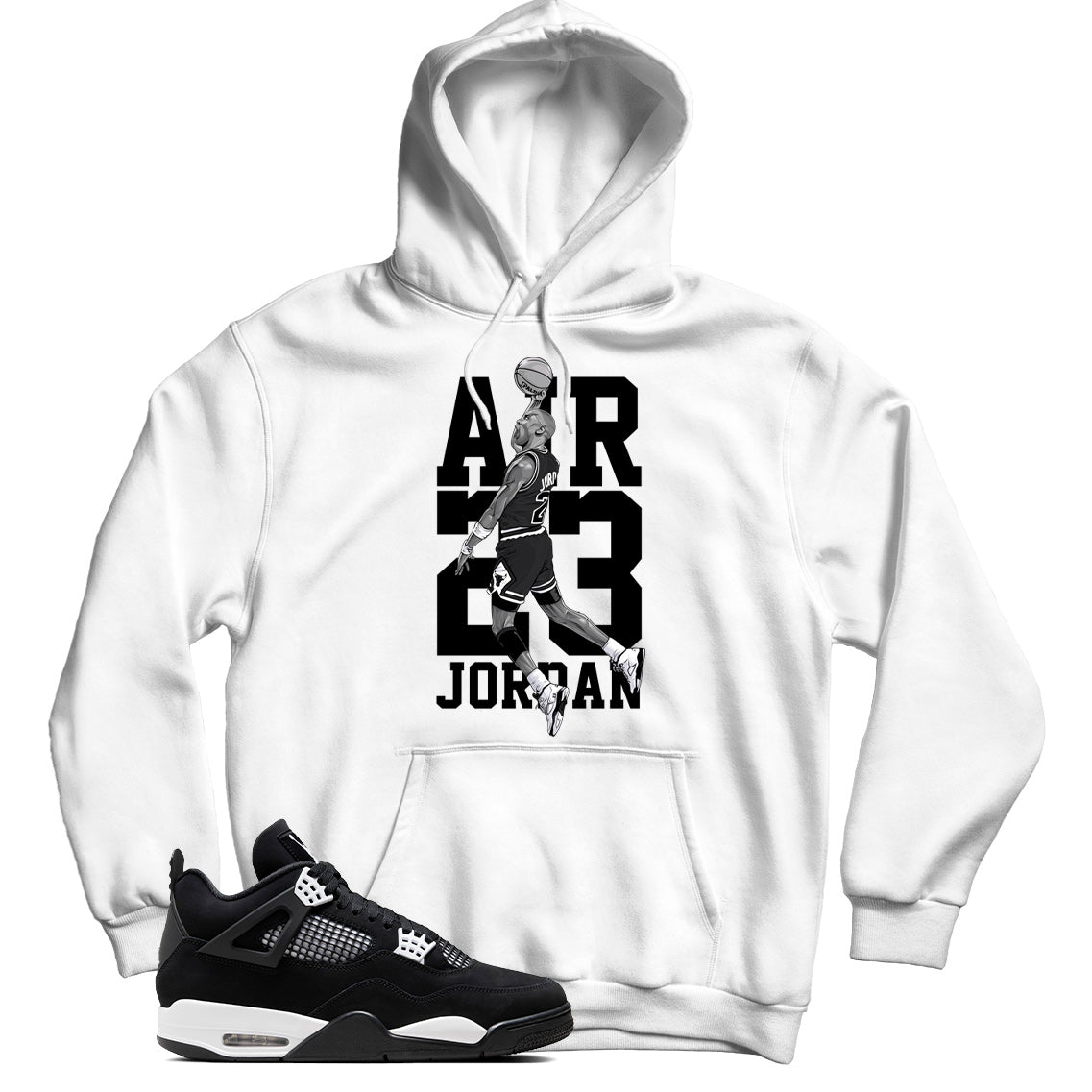 Jordan 4 White Thunder hoodie