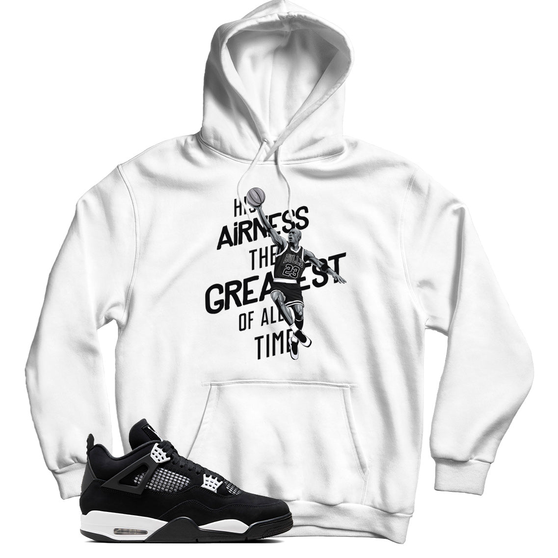 Jordan 4 White Thunder hoodie