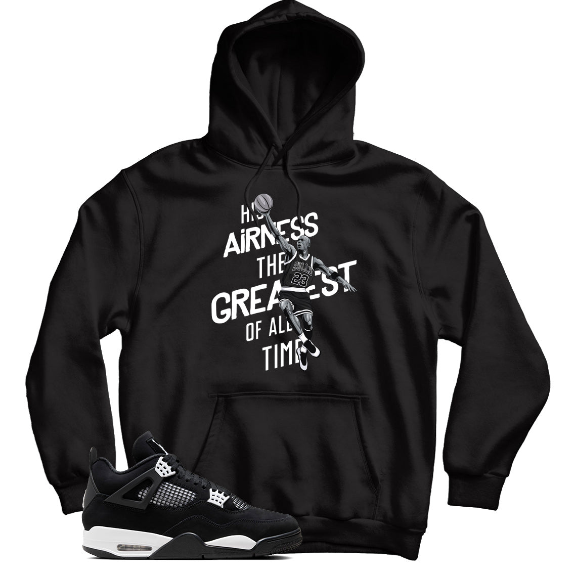 Jordan 4 White Thunder hoodie