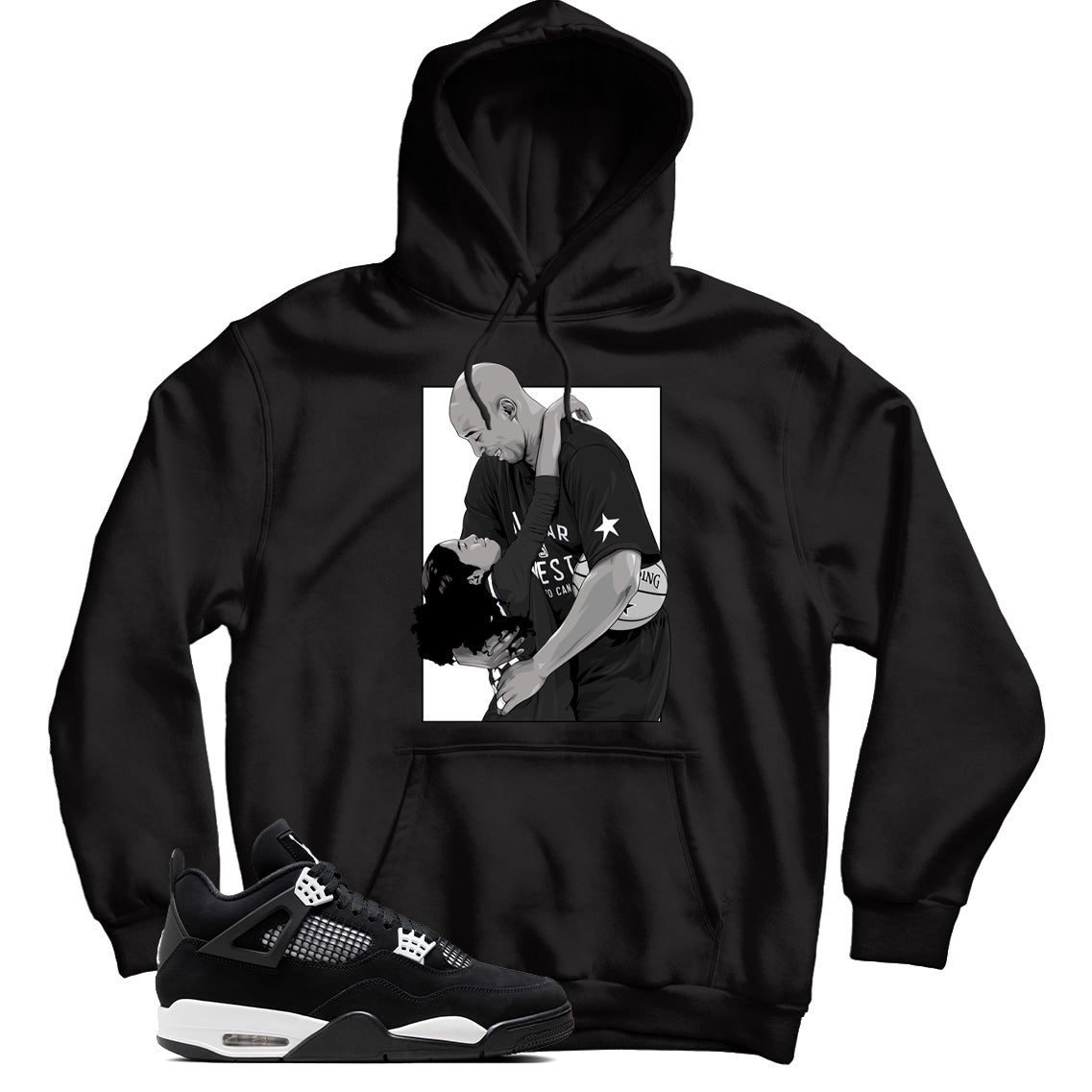 Jordan 4 White Thunder hoodie