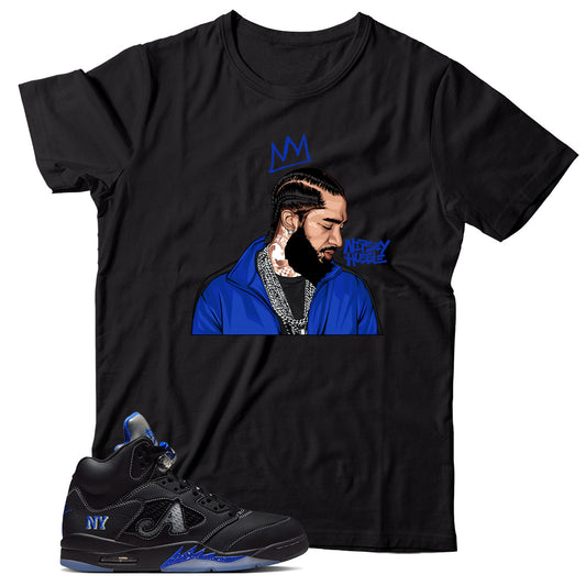 Jordan 5 Awake NY Black shirt