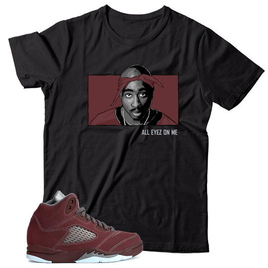 Jordan 5 Burgundy shirt