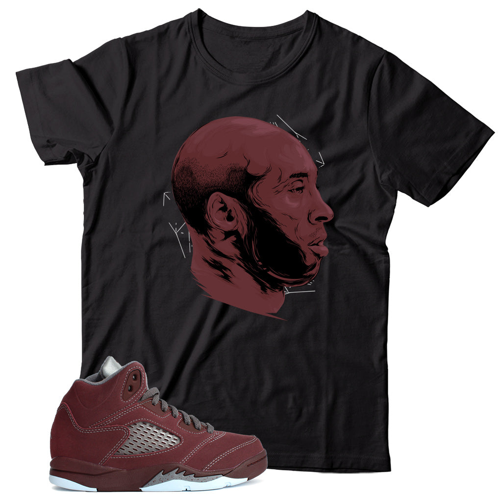 Jordan 5 Burgundy shirt