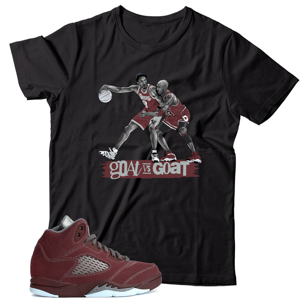 Jordan 5 Burgundy shirt