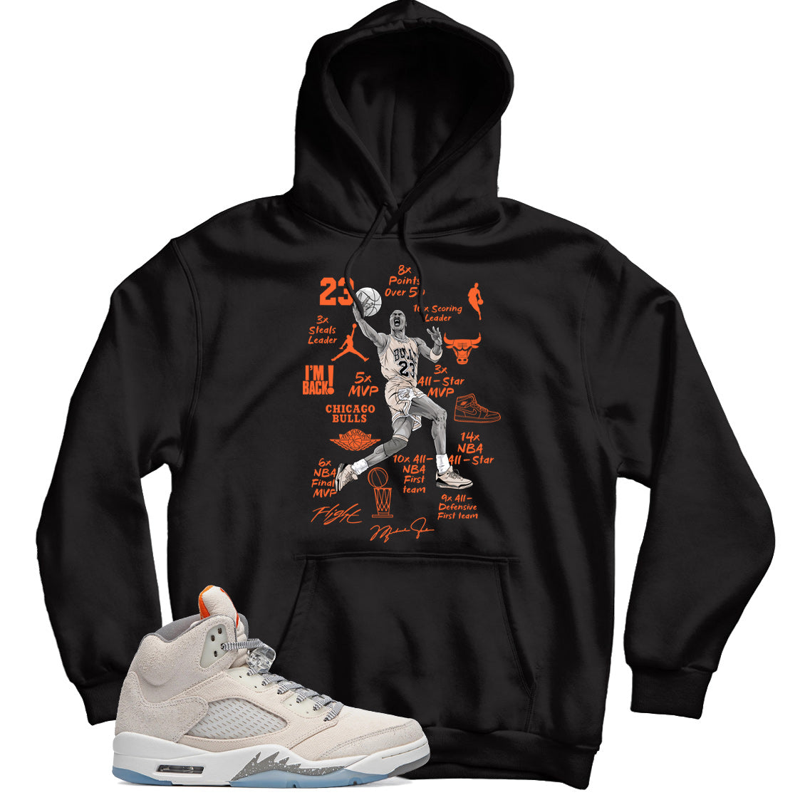 Jordan 5 Craft Light Orewood hoodie