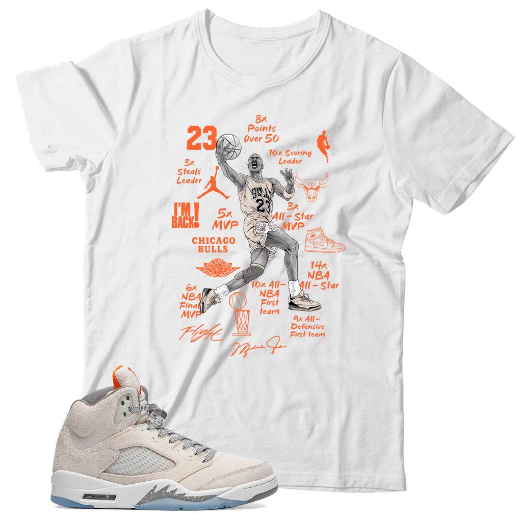 Jordan 5 Craft Light Orewood Brown shirt