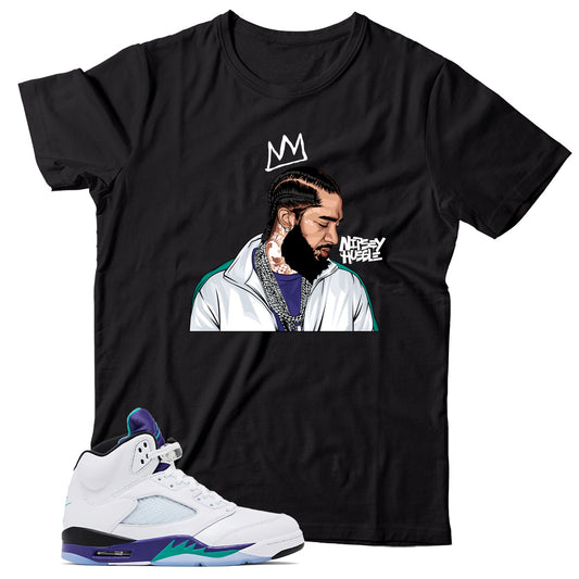 Jordan 5 Grape shirt