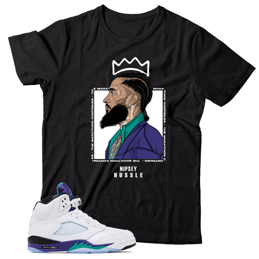 Jordan 5 Grape shirt