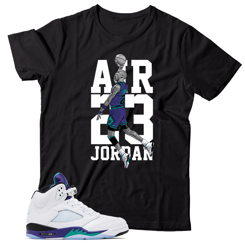 Jordan 5 Grape shirt