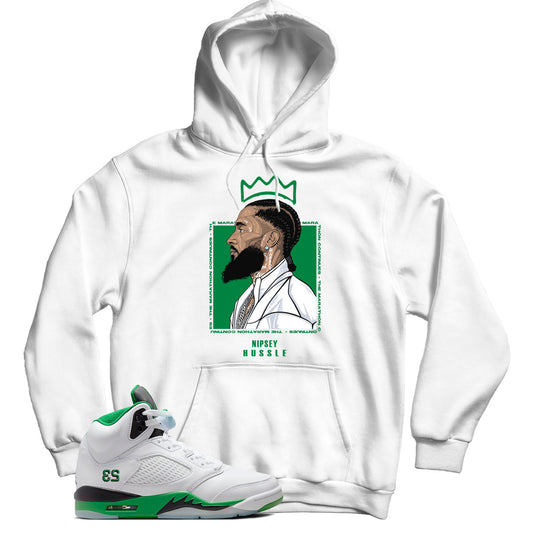 Jordan 5 Lucky Green hoodie