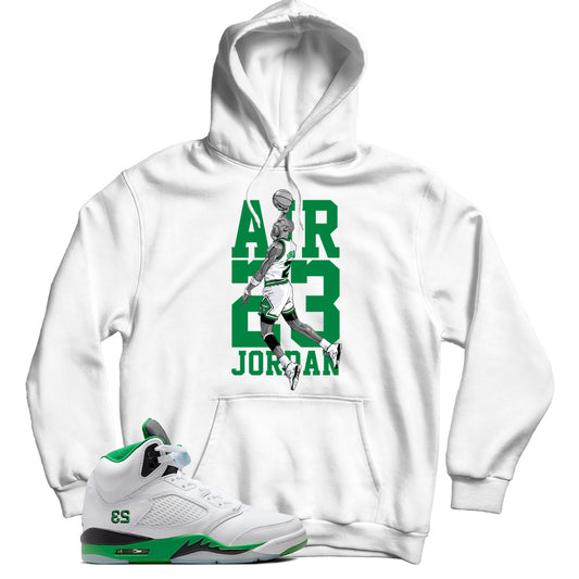 Jordan 5 Lucky Green hoodie