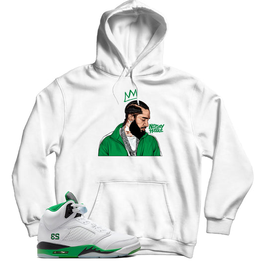 Jordan 5 Lucky Green hoodie