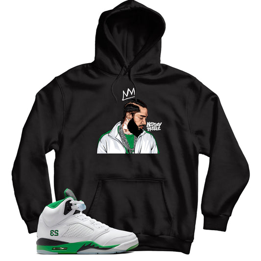 Jordan 5 Lucky Green hoodie