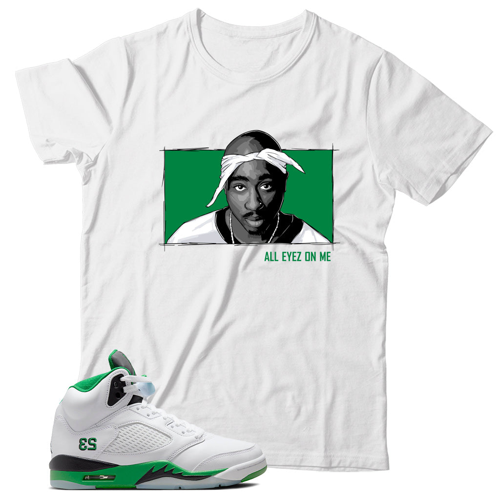 Jordan 5 Lucky Green shirt