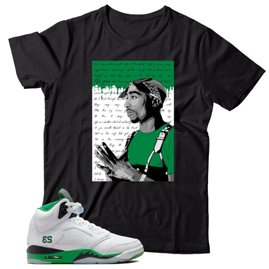 Jordan 5 Lucky Green shirt