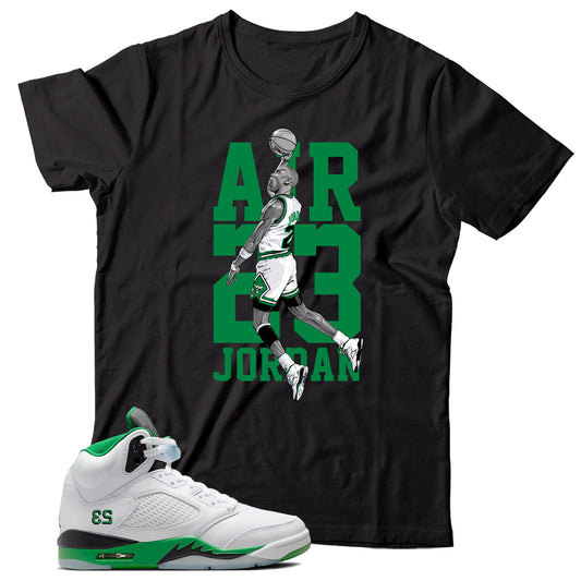 Jordan 5 Lucky Green shirt