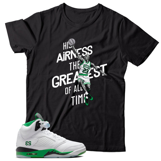 Jordan 5 Lucky Green shirt