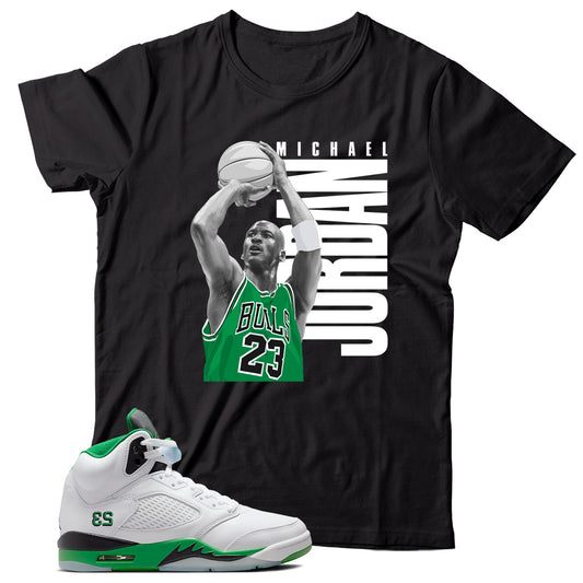 Jordan 5 Lucky Green shirt