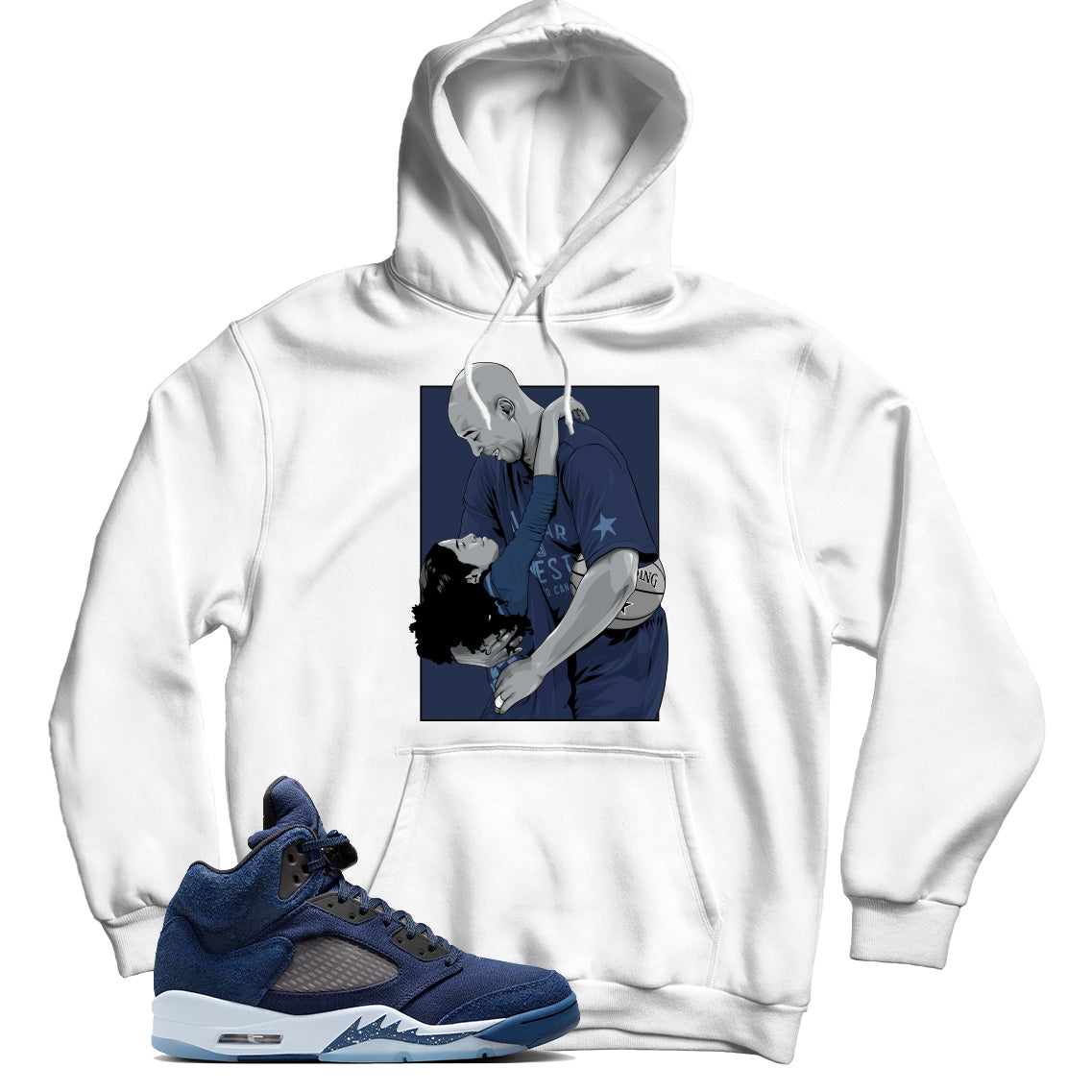 Jordan 5 Midnight Navy hoodie