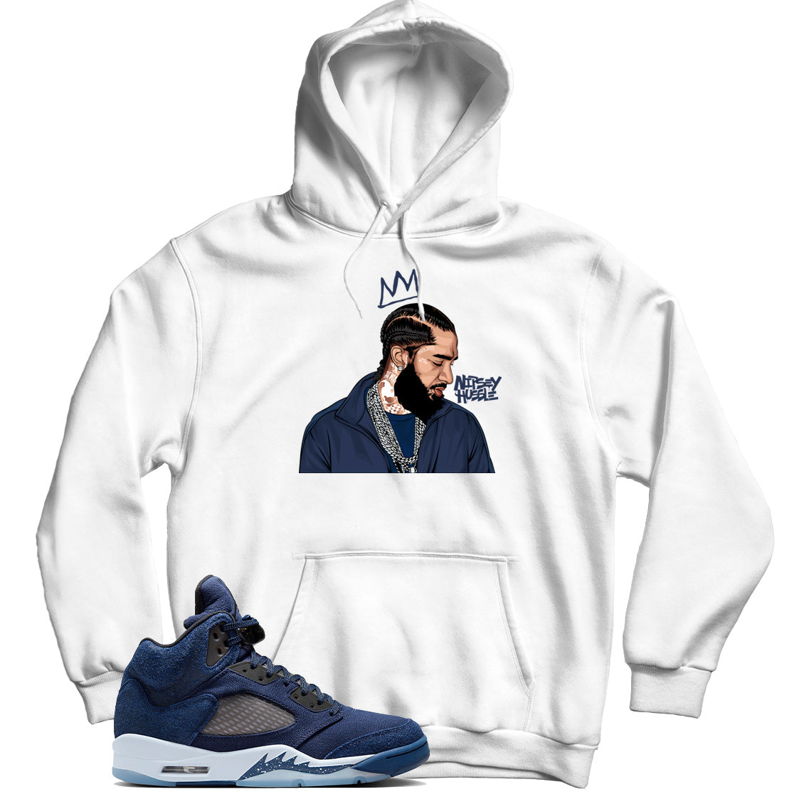 Jordan 5 Midnight Navy hoodie