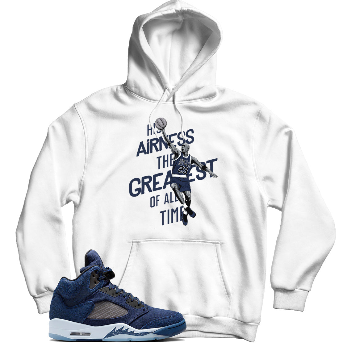 Jordan 5 Midnight Navy hoodie