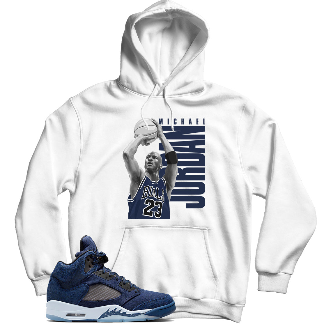 Jordan 5 Midnight Navy hoodie