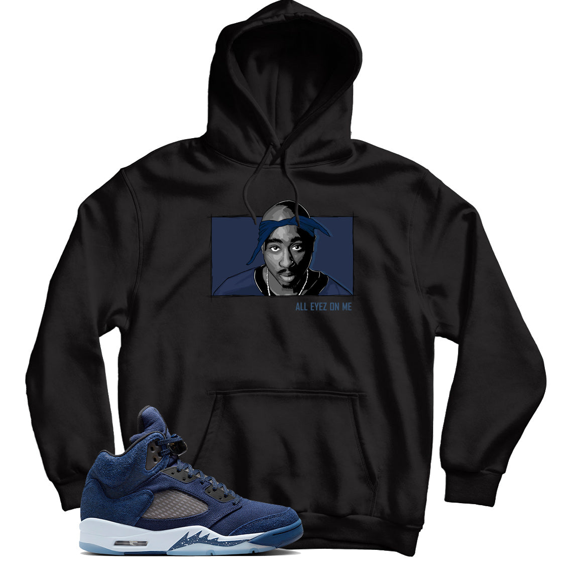 Hoodie Match Jordan 5 Midnight Navy