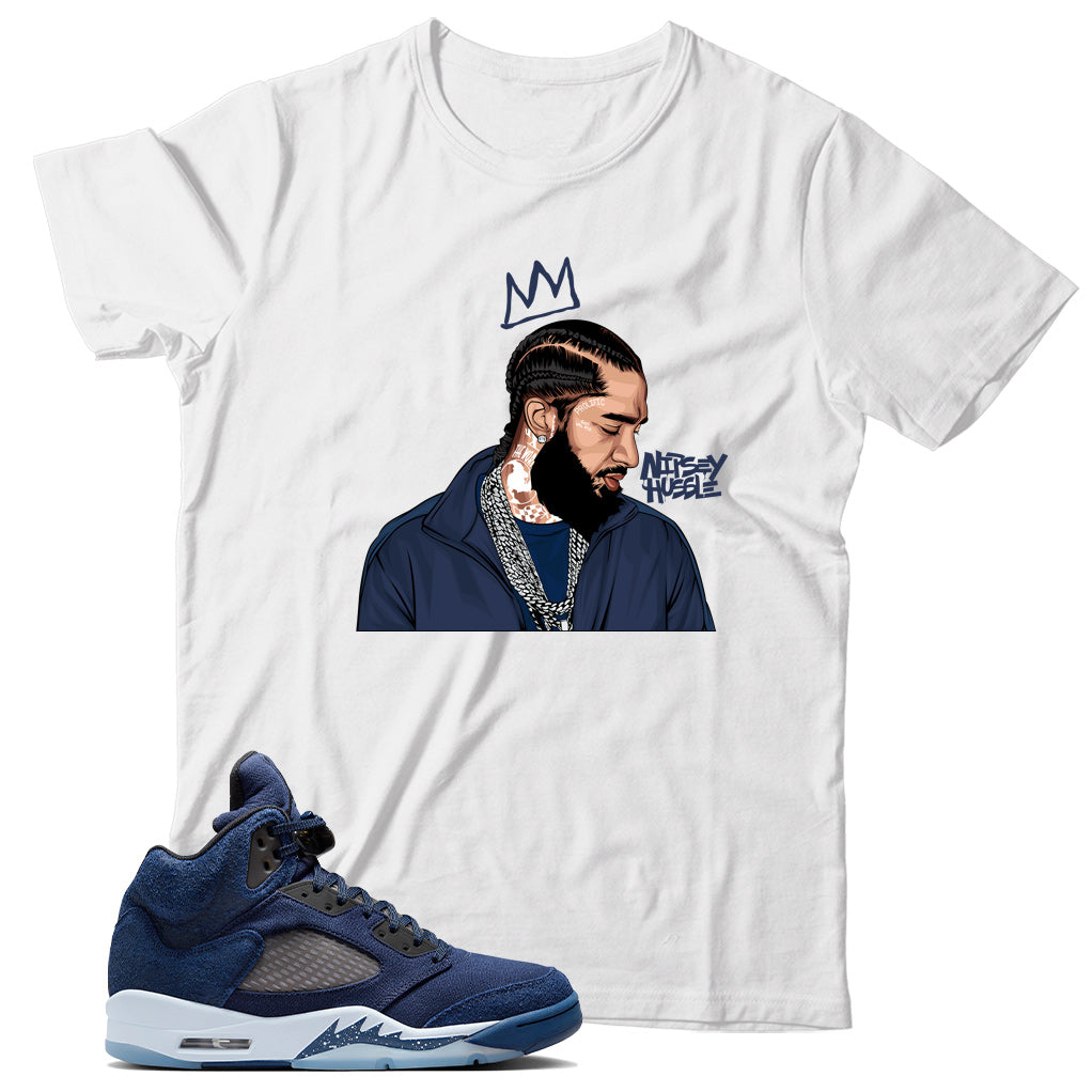 Jordan 5 Midnight Navy shirt