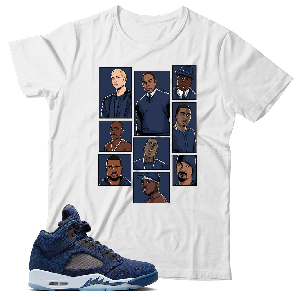 Jordan 5 Midnight Navy shirt