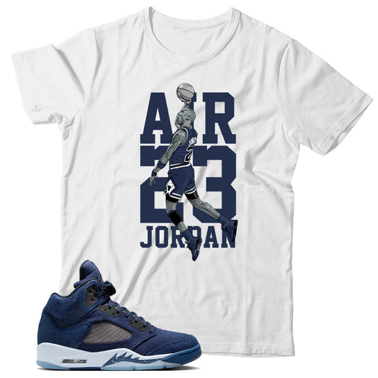 Jordan 5 Midnight Navy shirt