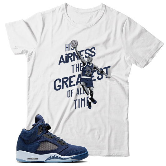 Jordan 5 Midnight Navy shirt