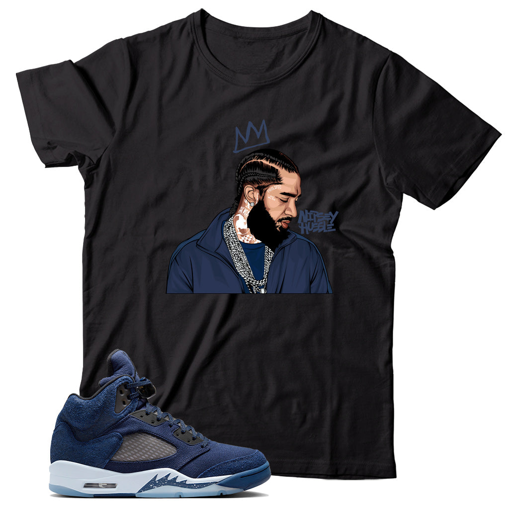 Jordan 5 Midnight Navy shirt