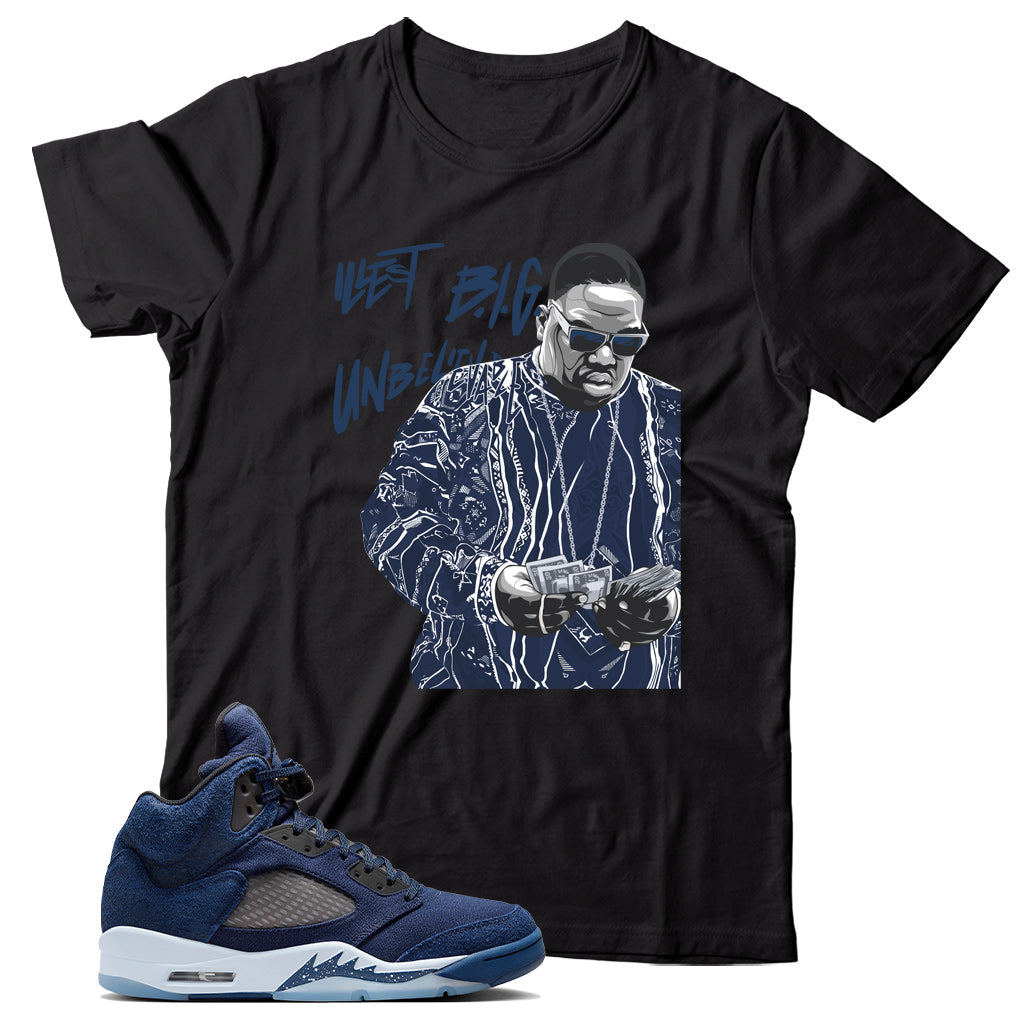 Jordan 5 Midnight Navy shirt