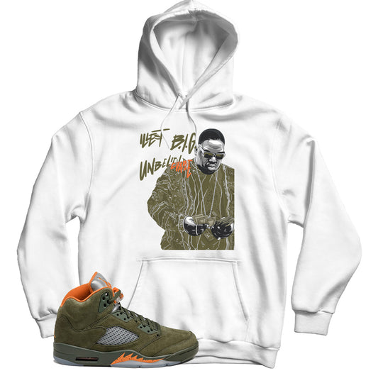 Jordan 5 Olive hoodie