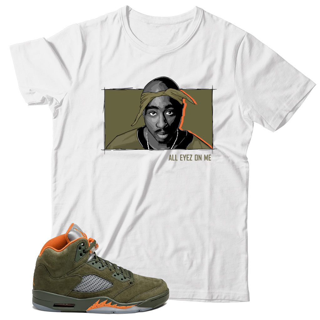 Jordan 5 Olive shirt