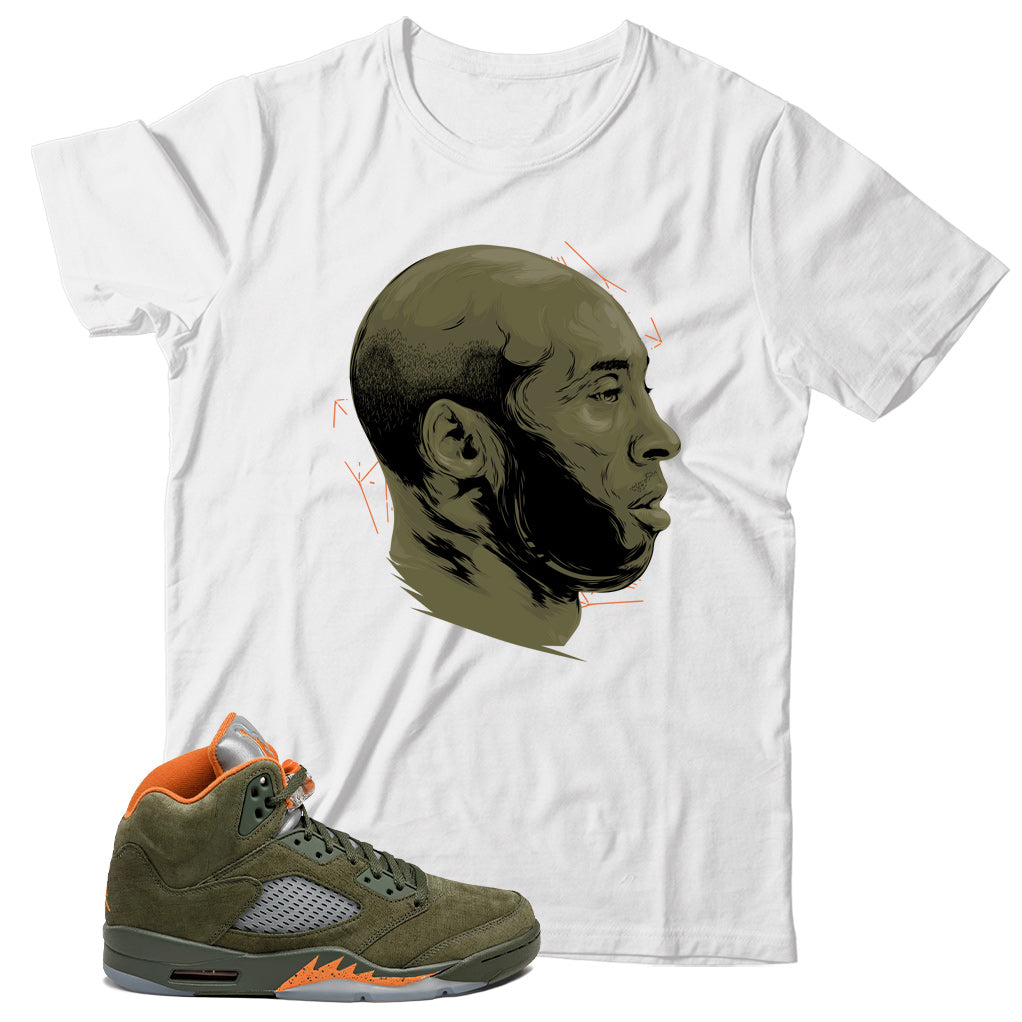 Jordan 5 Olive shirt