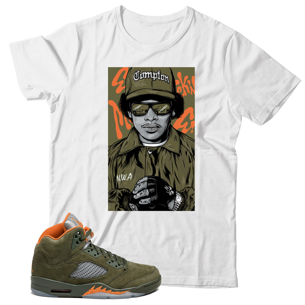 shirt match Jordan 5 Olive