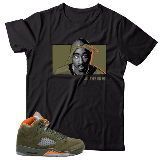 Shirt Match Jordan 5 Olive