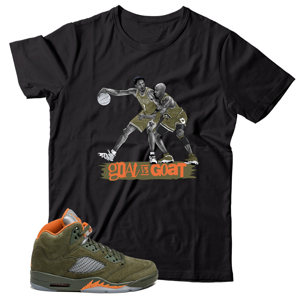 Jordan 5 Olive shirt