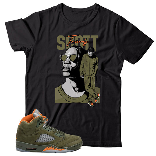 Shirt Match Jordan 5 Olive