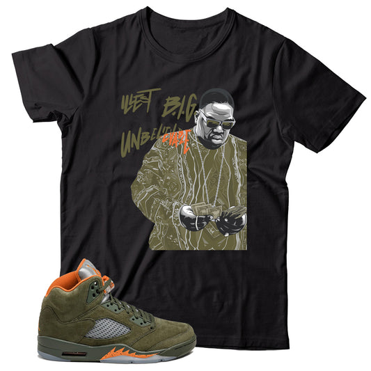 Shirt Match Jordan 5 Olive