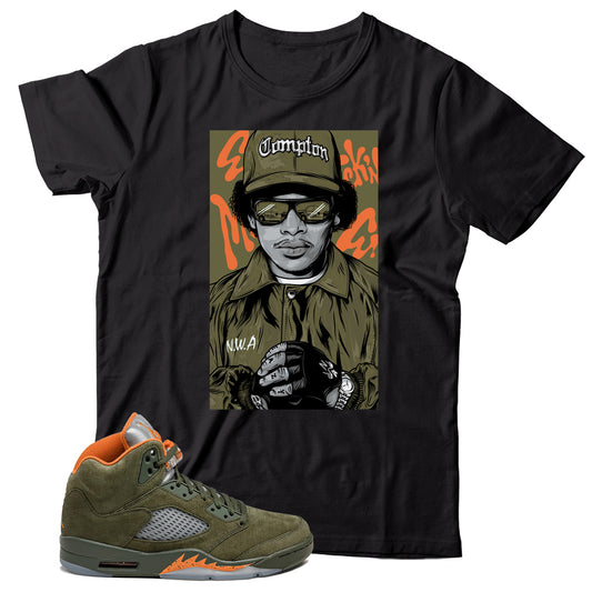 Jordan 5 Olive shirt