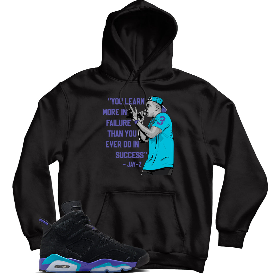 Jordan 6 Aqua hoodie