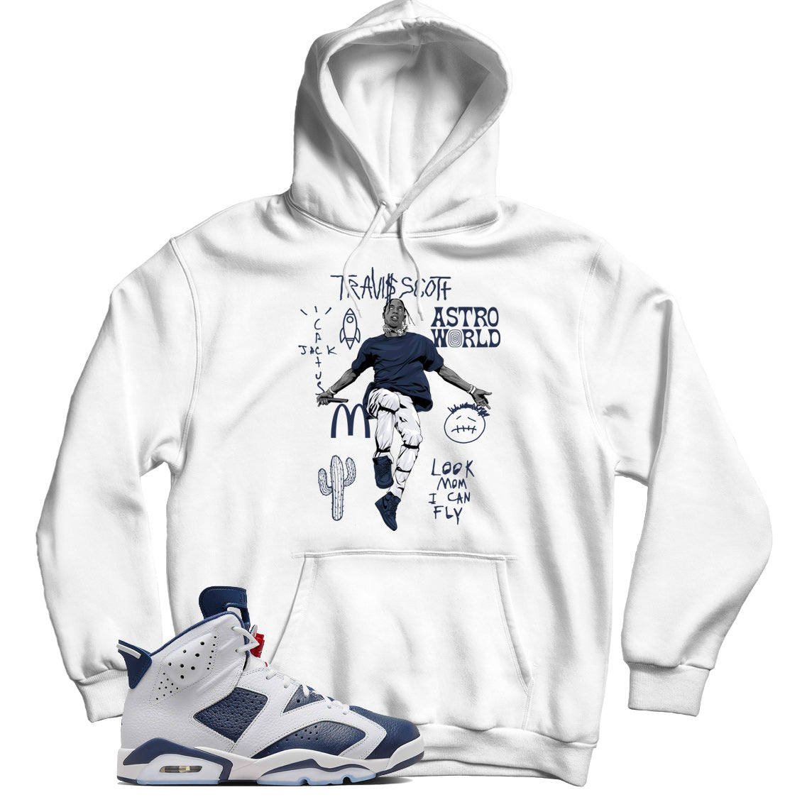 Hoodie Match Jordan 6 Olympic