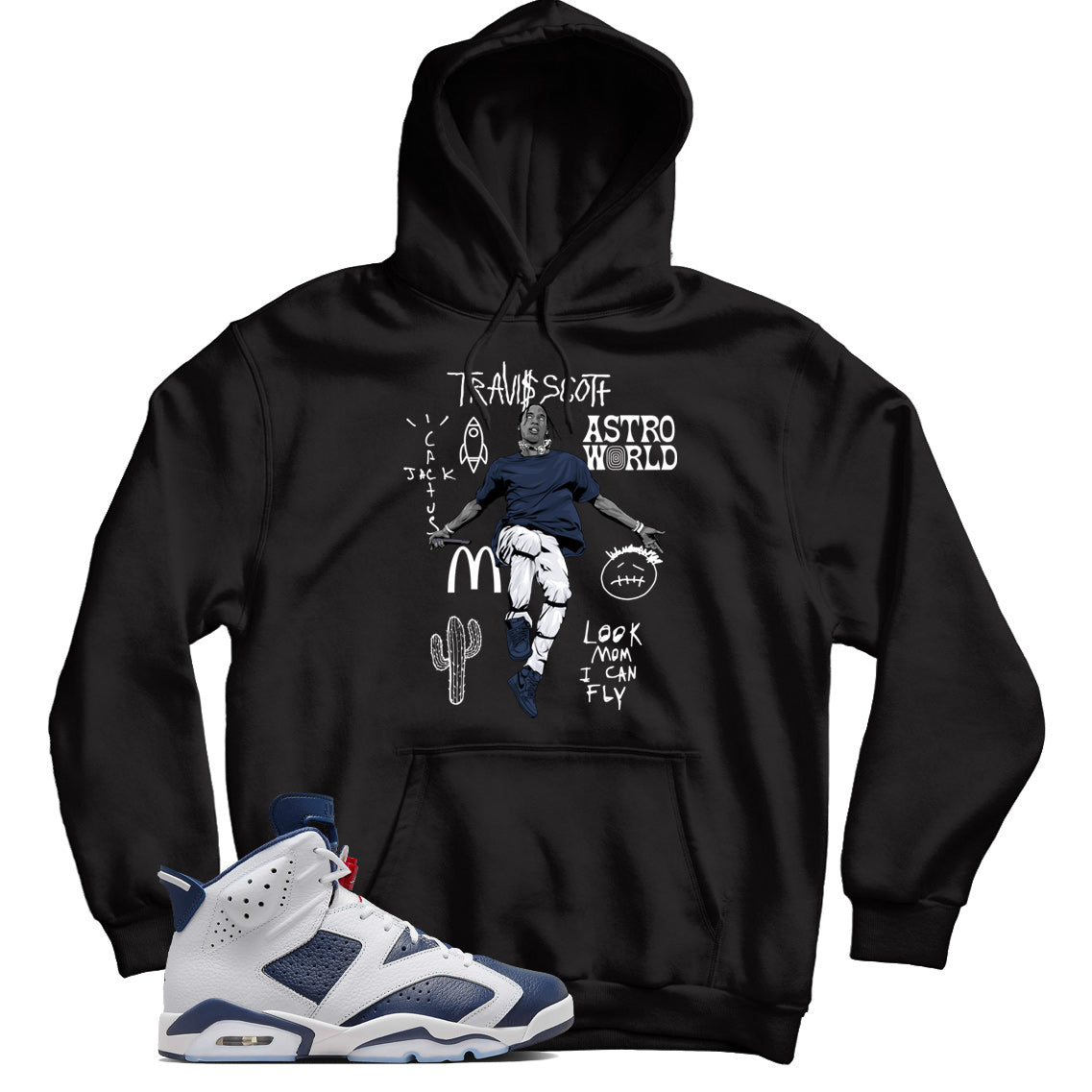 Hoodie Match Jordan 6 Olympic