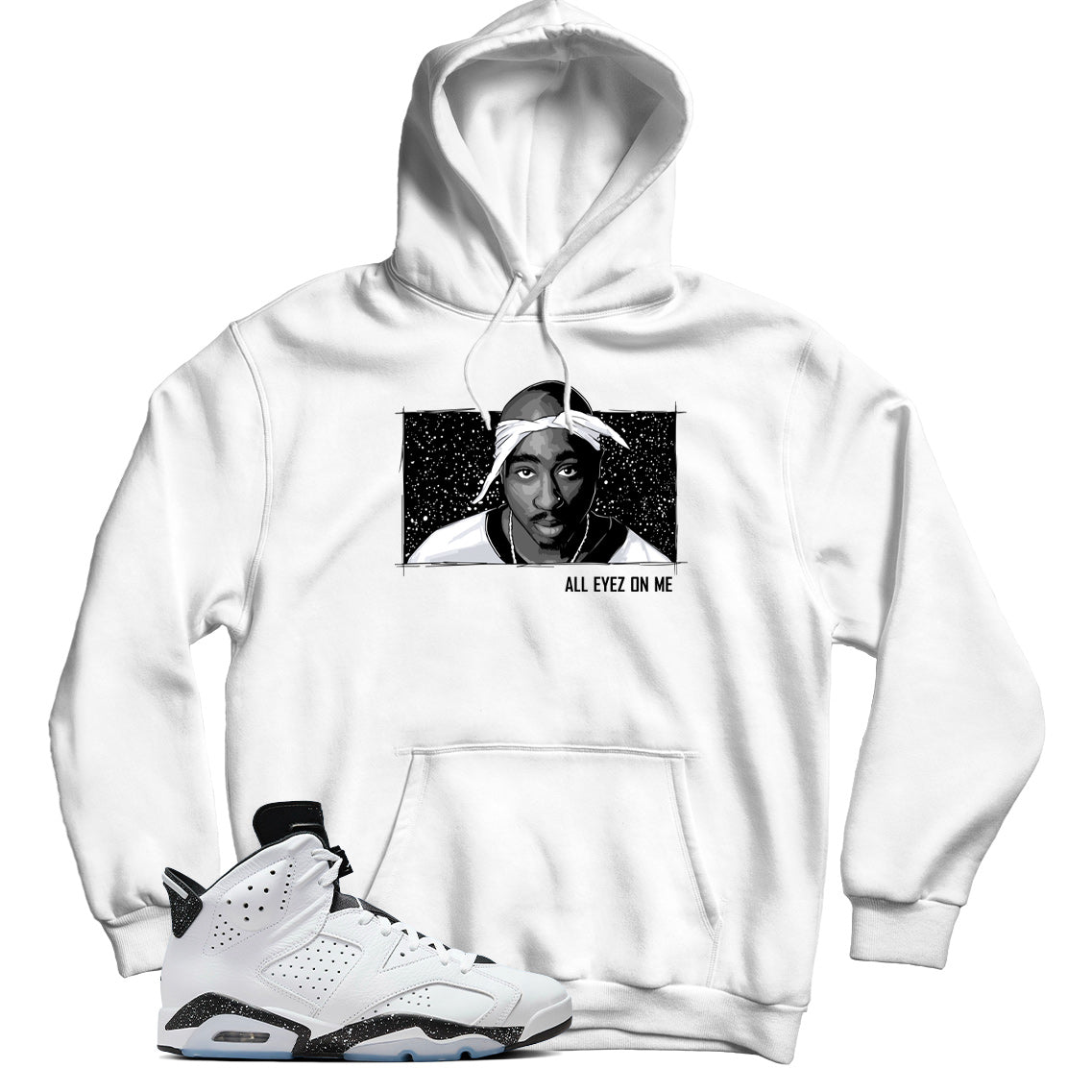 Hoodie Match Jordan 6 Reverse Oreo