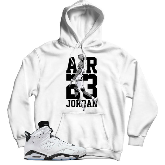 Jordan 6 Reverse Oreo hoodie