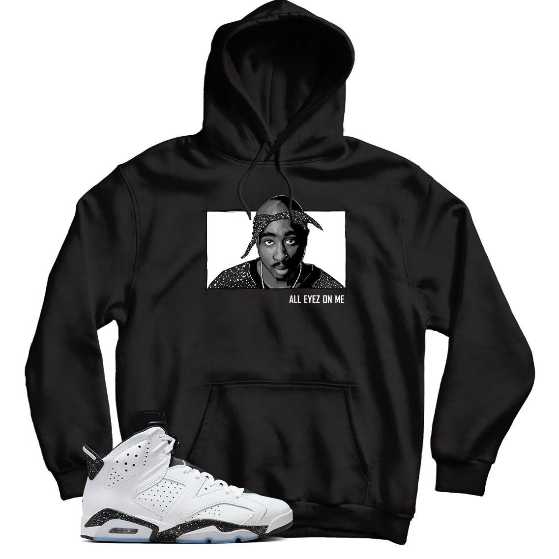 Jordan 6 Reverse Oreo hoodie