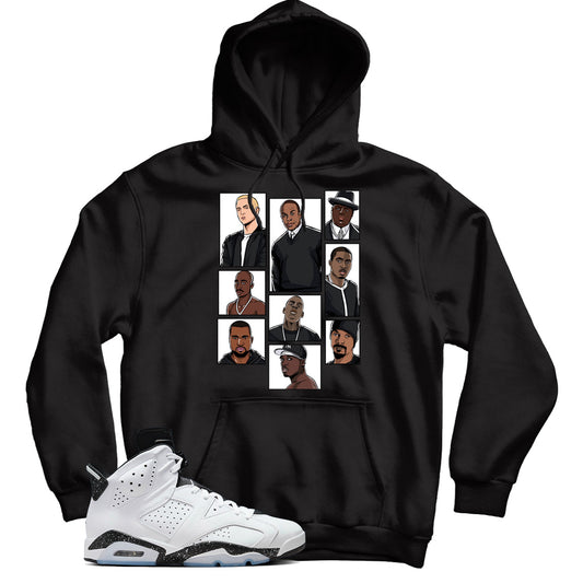 Jordan 6 Reverse Oreo hoodie