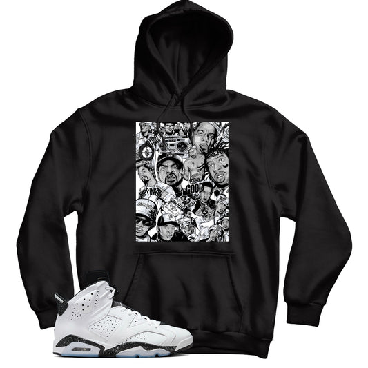 Hoodie Match Jordan 6 Reverse Oreo